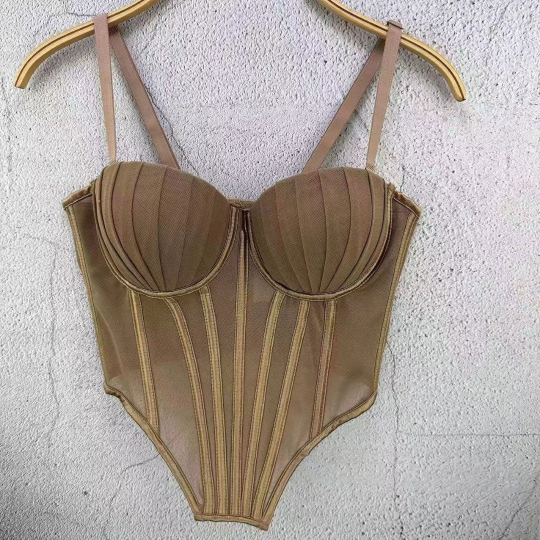 Жіночий корсет Nerola khaki фото 1