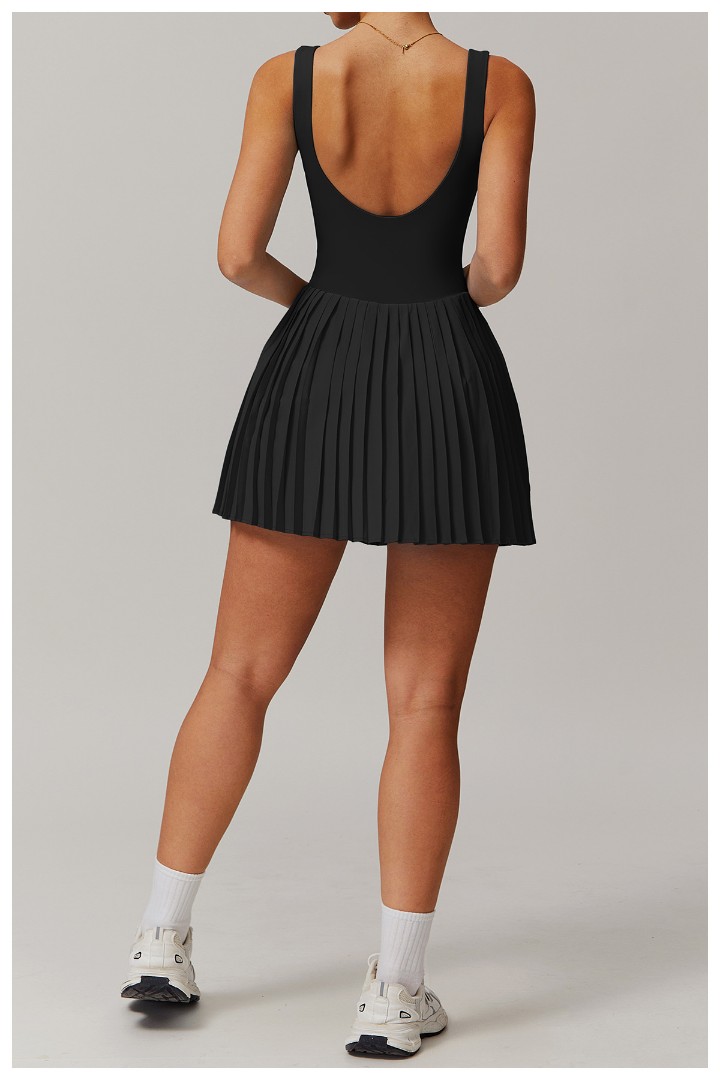 Спортивний комбінезон-сукня Angy black фото 7