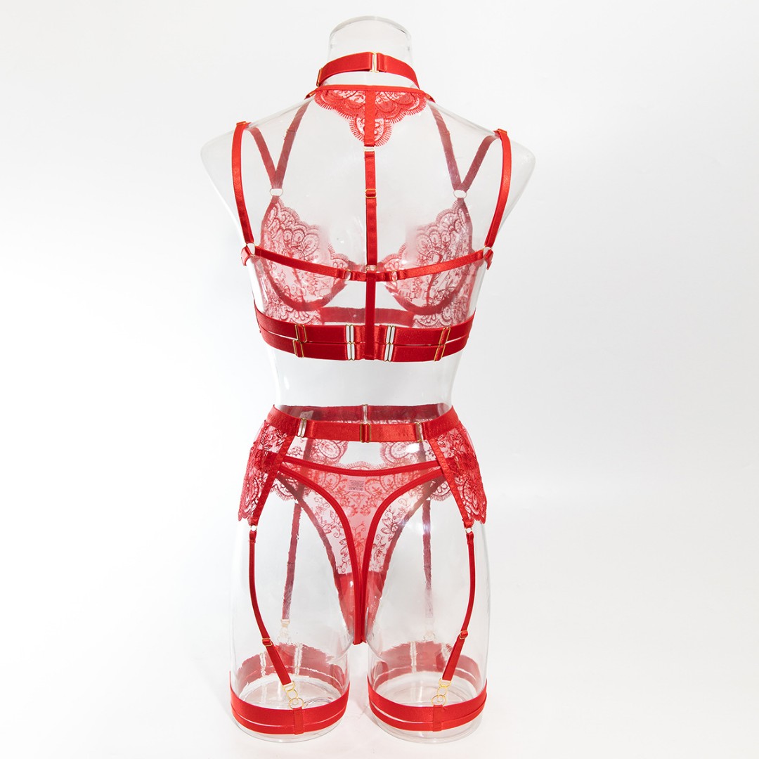 Жіночий комплект Noir red фото 3