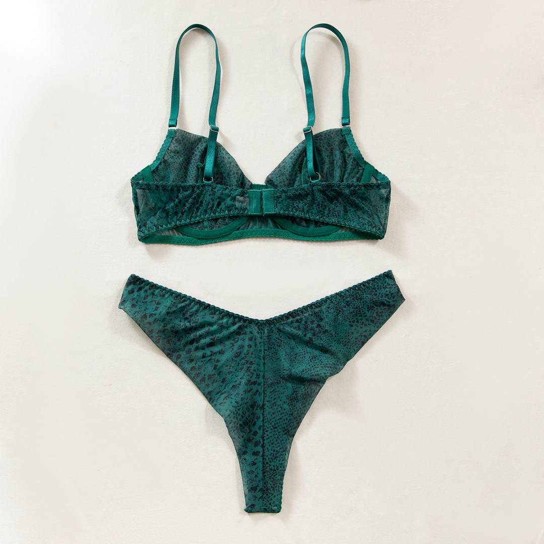 Жіночий комплект Snake green фото 7