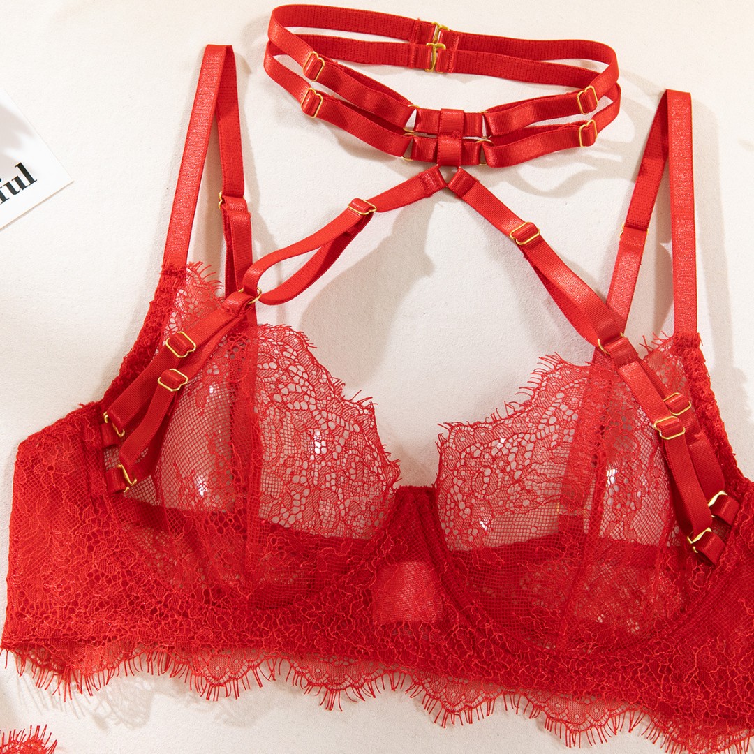 Жіночий комплект Lalys red фото 5