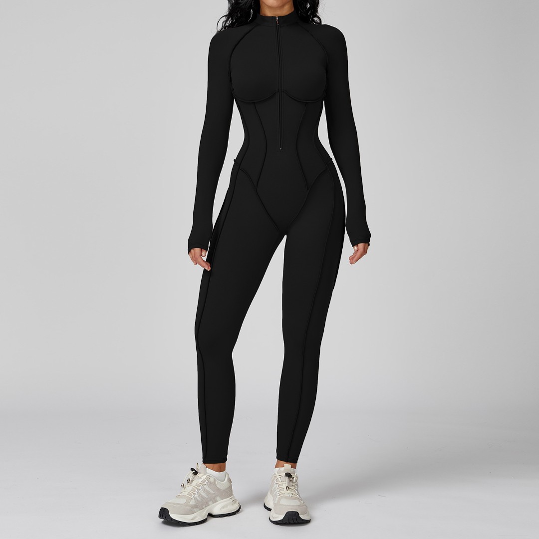 Спортивний комбінезон Nona black чорний фото 4
