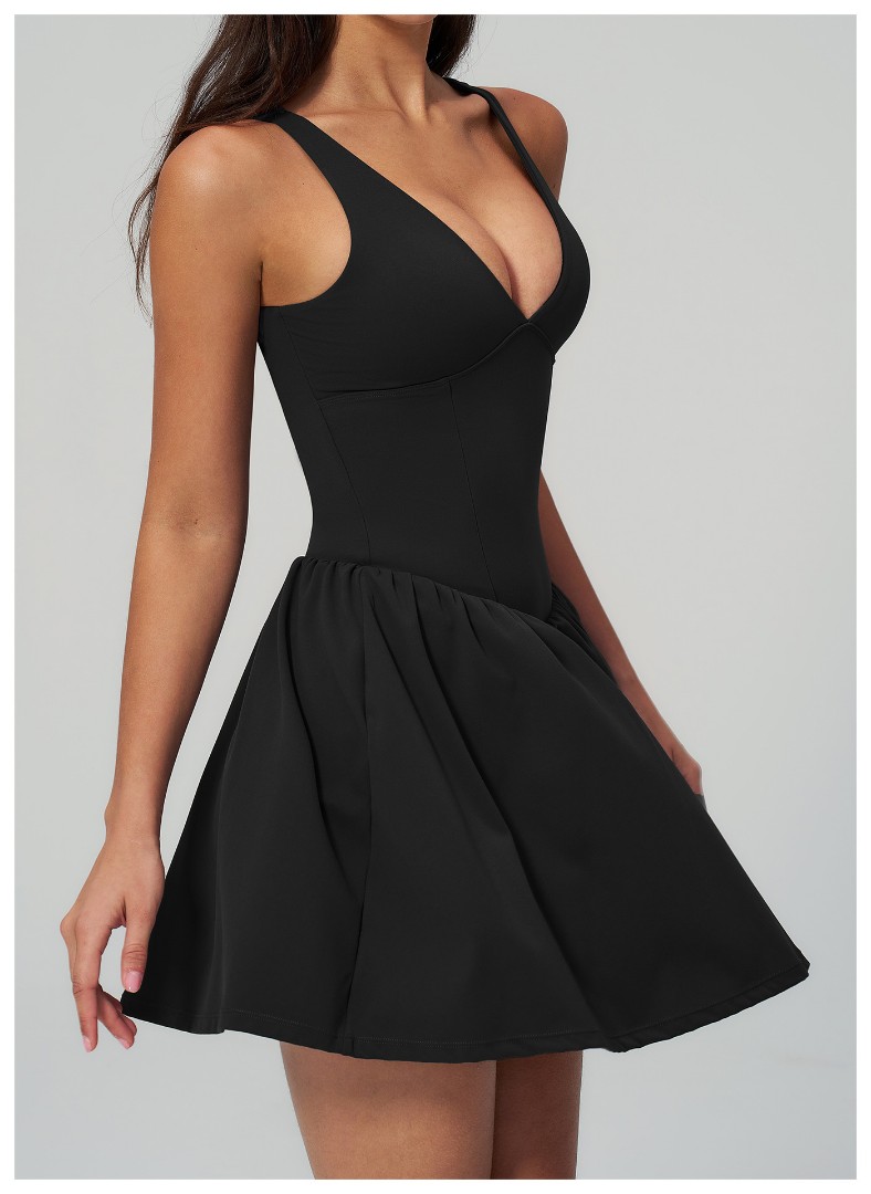 Спортивний комбінезон-сукня Soft Black фото 6