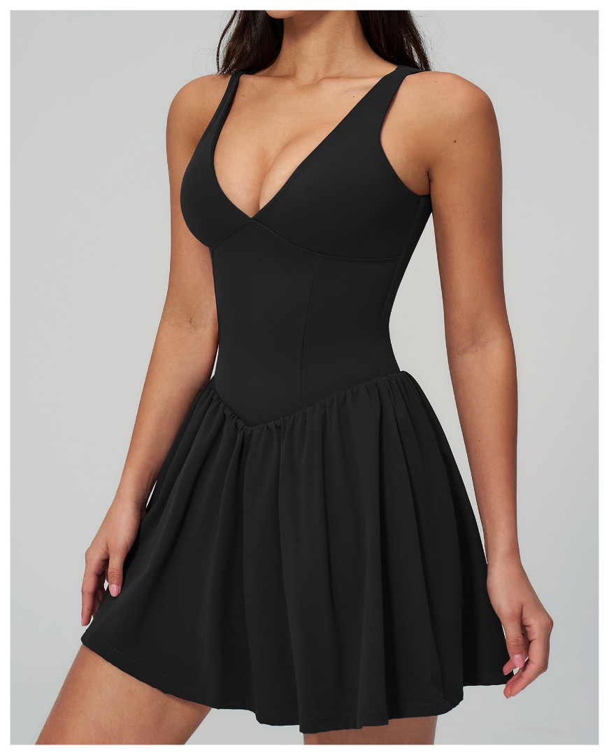 Спортивний комбінезон-сукня Soft Black фото 2