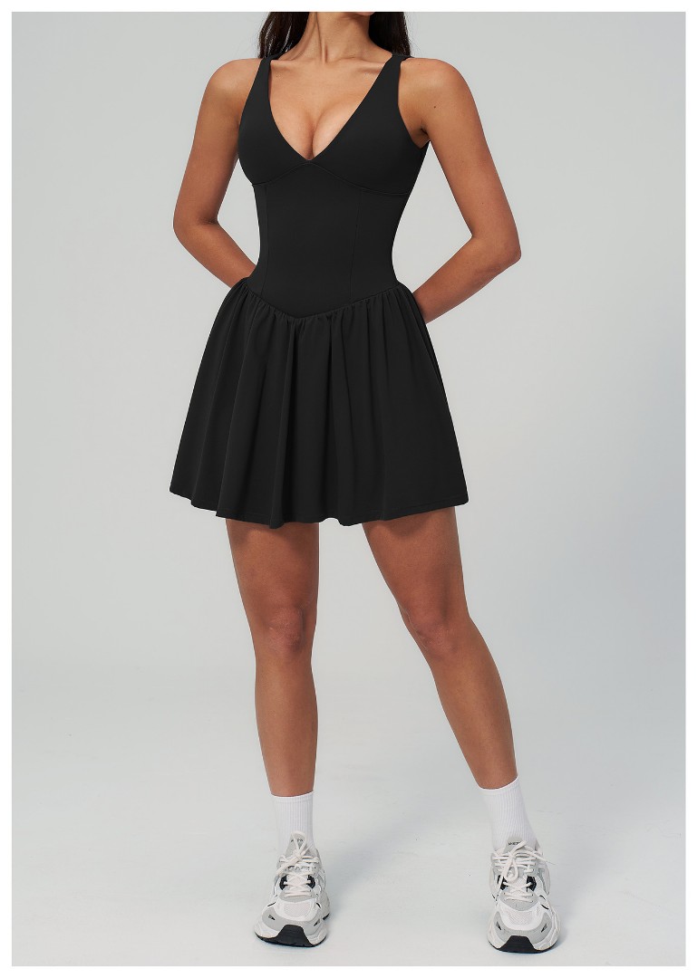 Спортивний комбінезон-сукня Soft Black фото 3