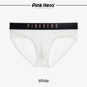 undefined Чоловічі труси бріфи Pink Hero #3 white undefined