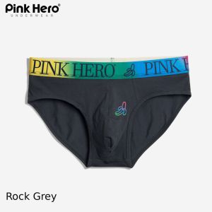 undefined Чоловічі труси бріфи Pink Hero #1 dark grey undefined