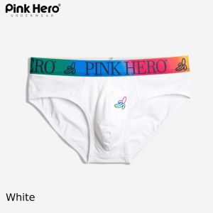 undefined Чоловічі труси бріфи Pink Hero #1 white undefined