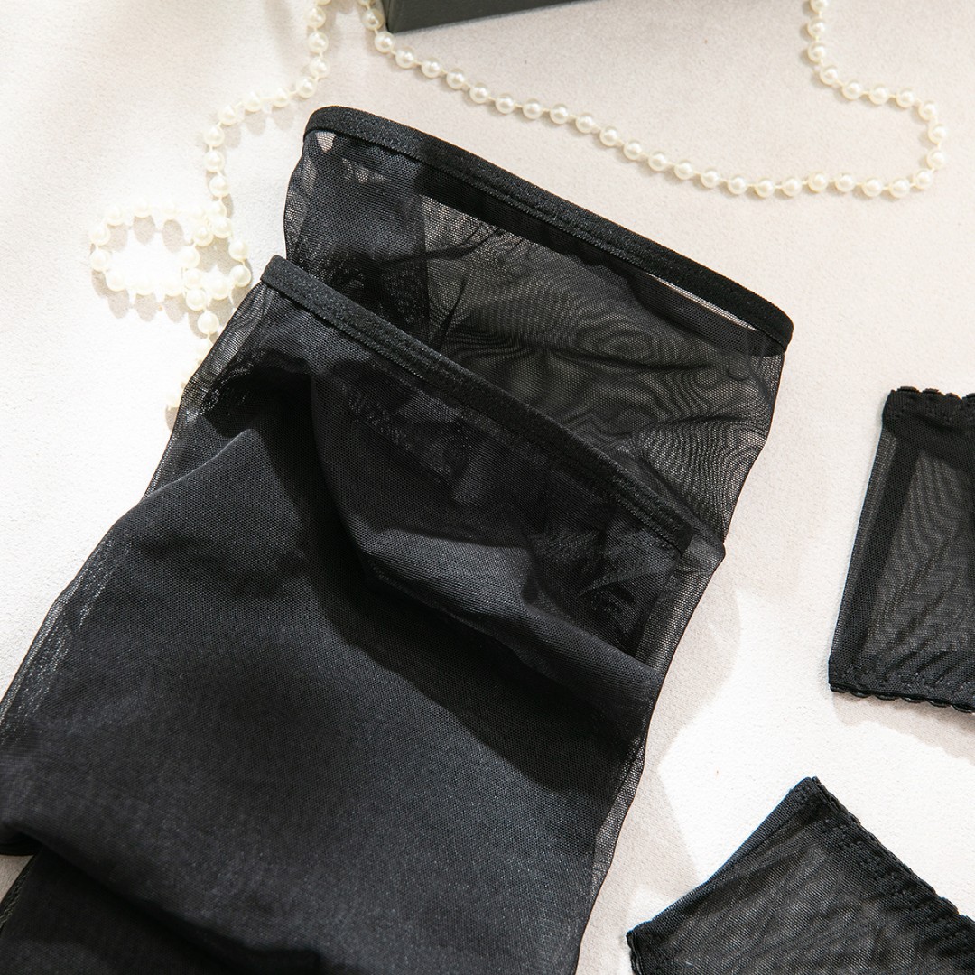 Жіночий комплект Ody black + панчохи фото 9