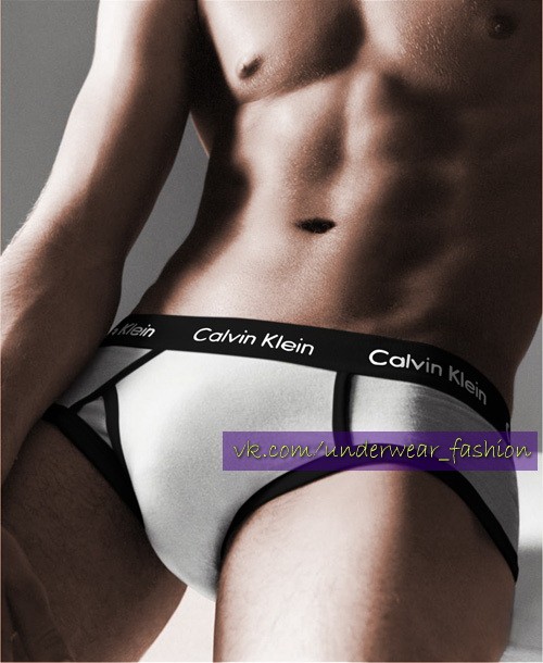 Мужские трусы брифы Calvin Klein 365 White Black Brief - фото №2