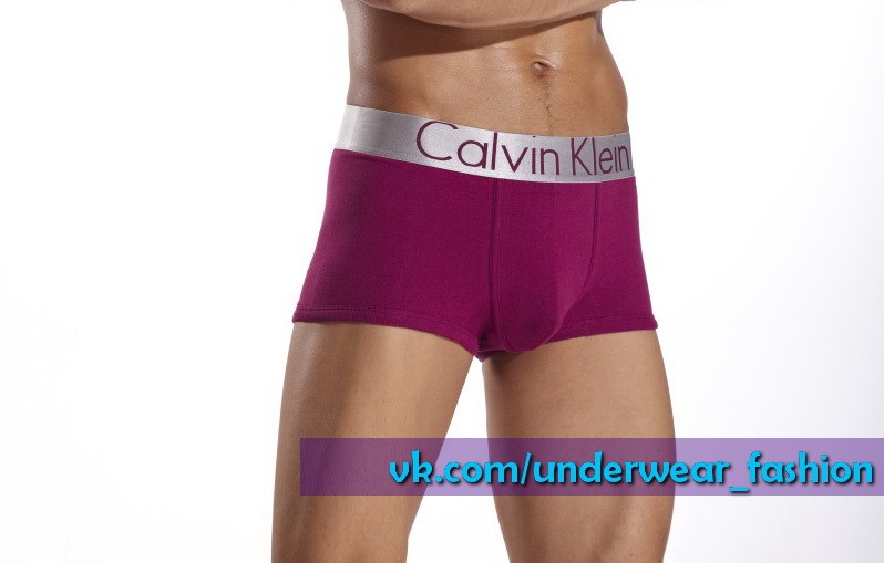 Мужские боксеры Calvin Klein Boxer Steel Purple - фото №3