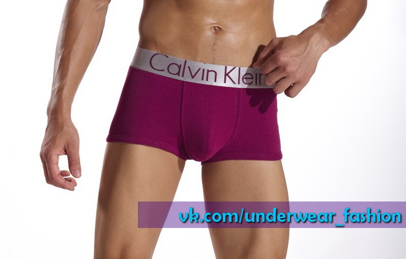 Мужские боксеры Calvin Klein Boxer Steel Purple - фото №2