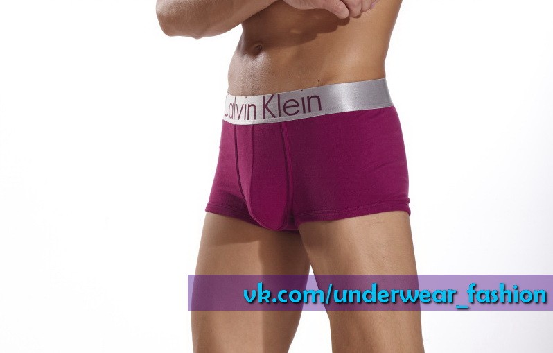 Мужские боксеры Calvin Klein Boxer Steel Purple - фото №4