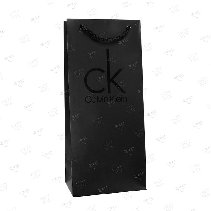 Подарочный пакет CK черный