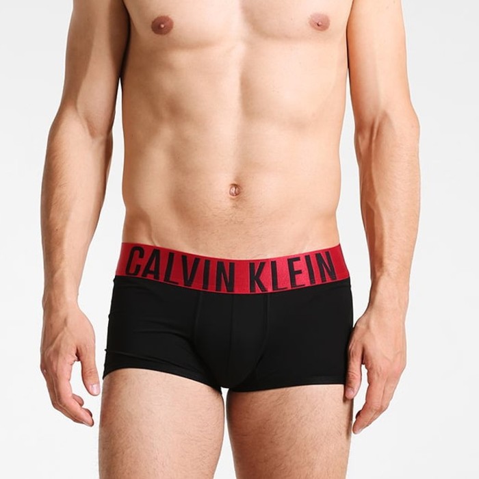 Мужские боксеры Calvin Klein Intense Power черные красная резинка - фото №4