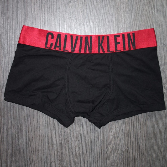 Мужские боксеры Calvin Klein Intense Power черные красная резинка - фото №2