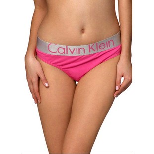 Женские трусики розовые Calvin Klein Steel Pink - фото №4