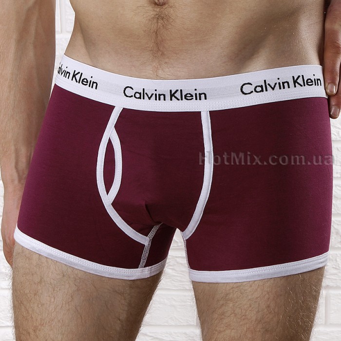 Мужские боксеры Calvin Klein 365 Фиолет белый кант