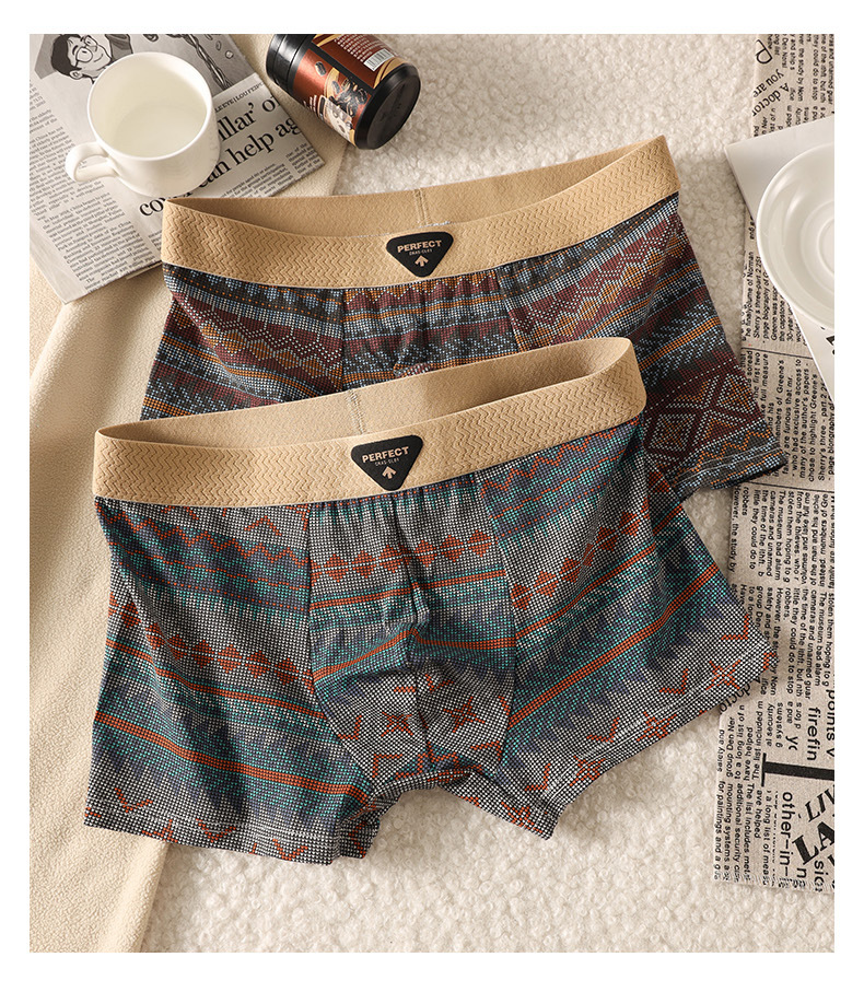 Чоловічі труси боксери PH Орнамент green  фото 3