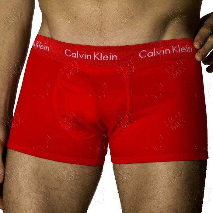 Мужские боксеры Calvin Klein 365 Красные красный кант